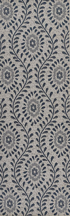 Riviera 9 Blue Floral Outdoor Rug