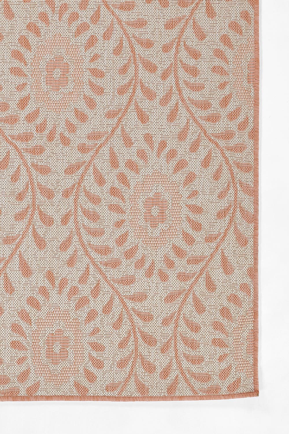 Riviera 9 Coral Floral Outdoor Rug